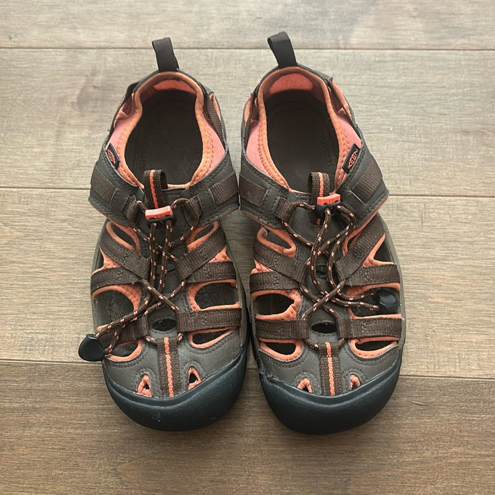 Women’s Orange and Brown Newport Keens